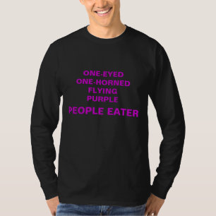 Vliegende Paarse mensenetater T-shirt