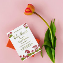 Vliegende paddenstoelen Goblincore Green Baby show