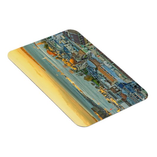 Vliegende panorama uit de stad Genève, Zwitserland Magneet (Rechterzijde)