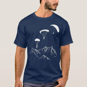 Vliegende Paraglider Skydiving T-shirt
