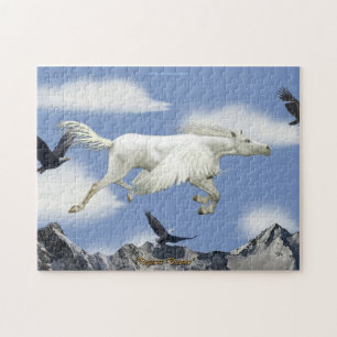 Vliegende Pegasus & Eagles Fantasy Art Puzzel Legpuzzel