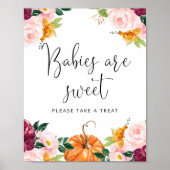 Vliegende pompoen, baby's en baby's poster (Voorkant)