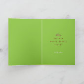 VLIEGENDE RENDIEREN KERST KAART (Binnen)