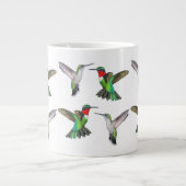 Vliegende ruby Throated Hummingbird Mok (Voorkant)