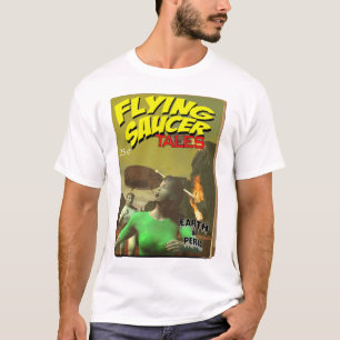 Vliegende Saucer Tales Fake Pulp Hoesje Shirt