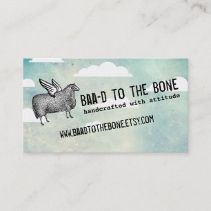 Vliegende schapenvleugels breitter breitting croch visitekaartje