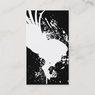 vliegende schedel visitekaartje