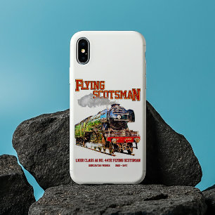 Vliegende Schot Stoomtrein Engels Locomotief iPhone 16 Hoesje