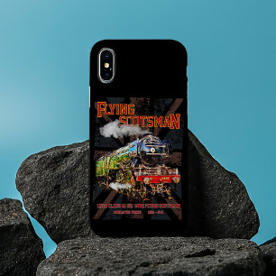 Vliegende Schot Stoomtrein Engels Locomotief iPhone 16 Hoesje