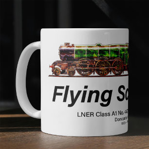 Vliegende Schot Stoomtrein Engels Locomotief Koffiemok