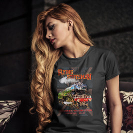 Vliegende Schot Stoomtrein Engels Locomotief T-shirt