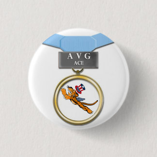 Vliegende trekkers AVG Ace-toets Ronde Button 3,2 Cm