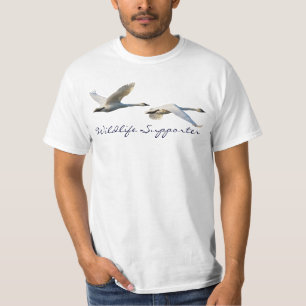 Vliegende trompetzwanen Wildlife Supporter T-shirt