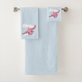 Vliegende varken bad handdoek