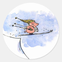 Vliegende Varken - Cool Ski Springend Varken Atlee