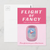 Vliegende varken van Fancy Briefkaart (Voorkant / Achterkant)