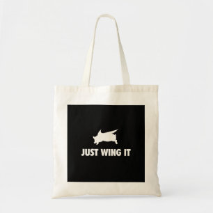Vliegende varken wringt het gewoon tote bag