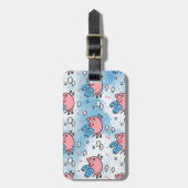 vliegende varkens bagagelabel (Voorkant verticaal)