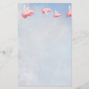 Vliegende varkens briefpapier