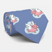 Vliegende Varkens Chinees Jaar van geboorte Kies K Stropdas (Opgerold)