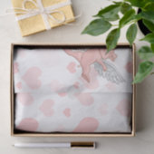 Vliegende varkens en roze harten tissuepapier (Geschenk)