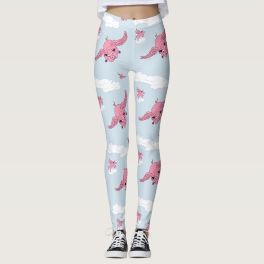 Vliegende varkens leggings (Voorkant)