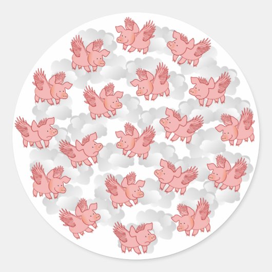 Vliegende Varkens stickers (Voorkant)