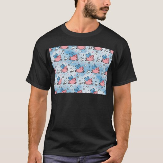 vliegende varkens t-shirt (Voorkant)
