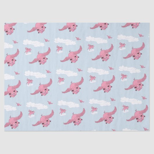 Vliegende varkens tissuepapier (Voorkant)