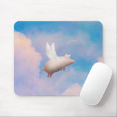 vliegende varkensmousepad muismat (Met muis)