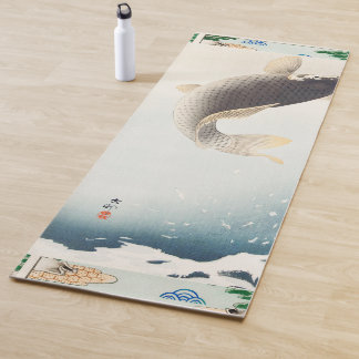 VLIEGENDE VIS JAPANSE PRINT YOGA MAT