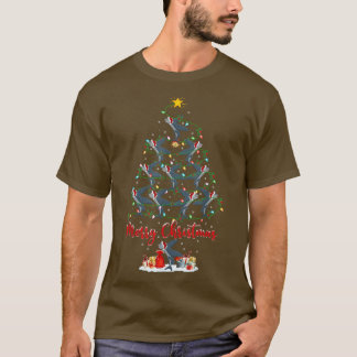 Vliegende vis Lover die overeenkomt met Santa Flyi T-shirt