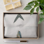  vliegende vis waterverf tissuepapier (Geschenk)