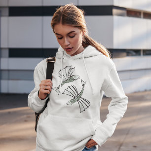 Vliegende vishoodie hoodie