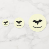 Vliegende Vleermuis op Gele Confetti (Achterkanten)