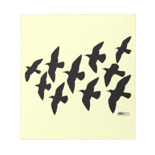 vliegende vliegduiven notitieblok