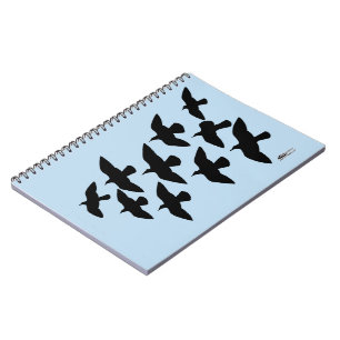 vliegende vliegduiven notitieboek