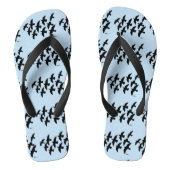 vliegende vliegduiven teenslippers (Voetbed)