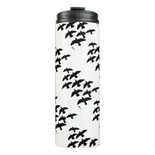 vliegende vliegduiven thermosbeker