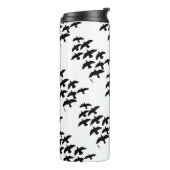 vliegende vliegduiven thermosbeker (Gedraaid links)