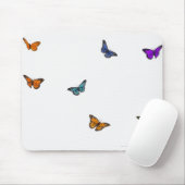 Vliegende vlinder muismat (Met muis)