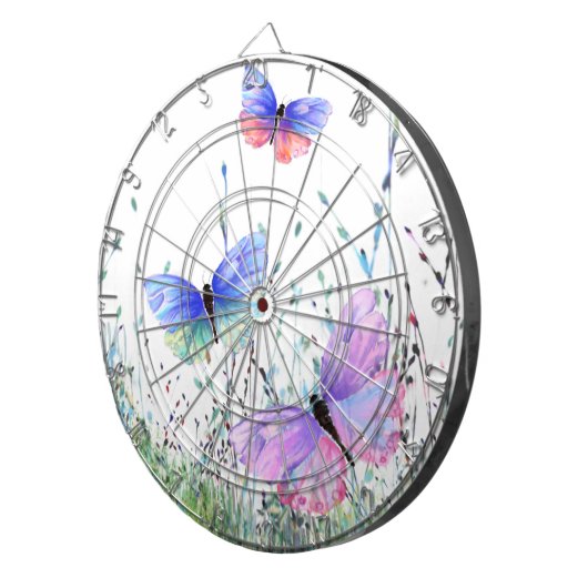 Vliegende vlinders Dart Board Dartbord (Voorkant Rechts)