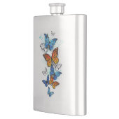 Vliegende Vlinders Morpho en Monarch Flacon (Links)