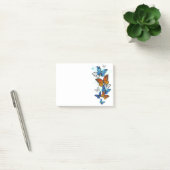 Vliegende Vlinders Morpho en Monarch Post-it® Notes (Kantoor)