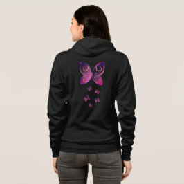 Vliegende Vlinders natuur Hoodie