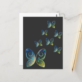 Vliegende Vlinders natuur Hoodie Briefkaart