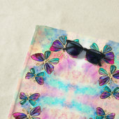 Vliegende vlinders strandlaken (In situ)