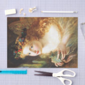 Vliegende vlooienvlinder - Ontvlechting Tissuepapier (Craft)