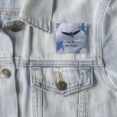 vliegende vogel Button pin (In situ)