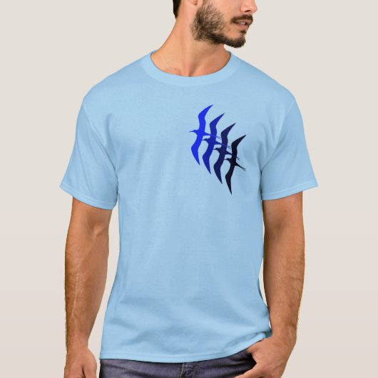 Vliegende vogel t-shirt (Voorkant)